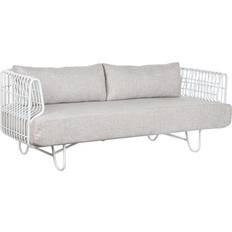 Home ESPRIT White Beige Metal 180 x 66 x 66 cm Sofa