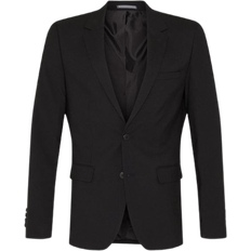 Elastane/Lycra/Spandex - Men Blazers Burton Slim Fit Essential Suit Jacket - Black