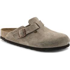 Birkenstock Boston Sko Birkenstock Boston Suede Leather - Taupe