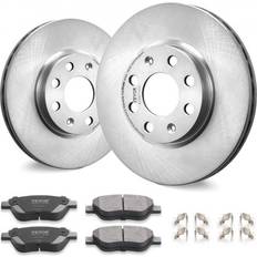 Brake System VEVOR Front Ceramic Brake Pads Rotors Kit