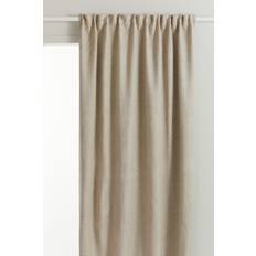 H&M 2-pack Blackout Lyocell-Blend Curtains 150x300 - Beige