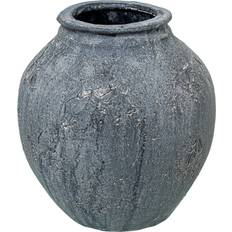Alexandra House Living Grey Ceramic 19 x 19 cm Vase