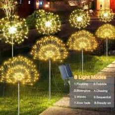 Shein Solar Firework Light Outdoor 8 Lighting Modes Thanksgiving Halloween Decorations