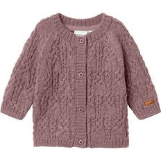 3-6M Cardigans Name It Merinowoll Strickjacke - Grau