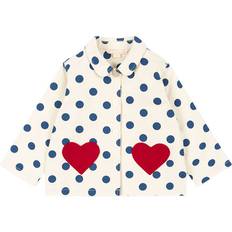 Organic Cotton Outerwear Konges Sløjd Jakke Nola Blue Dot år 104 Sommerjakke