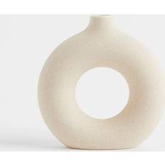 H&M I Stengods - Beige Vase 10cm