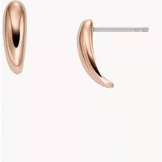 Skagen Earrings Skagen Women's Anja Pebble Stainless Steel Stud Earrings Rose Gold