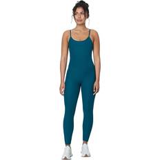 Jumpsuits & Overalls Beyond Yoga Spacedye Uplevel Midi Jumpsuit Women's Majestic Blue Heather