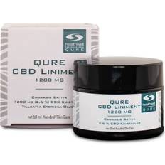 CBD-öljyt QURE CBD Linimentti 1200 mg 50 ml