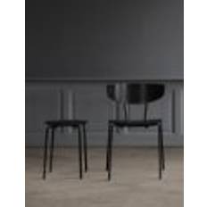 Schwarz Fußhocker Ferm Living Black Foot Stool