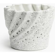 Pots, Plants & Cultivation H&M Stoneware Plant Pot - White