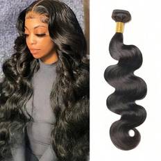 Hair Wefts Shein Body Wave Human Hair Bundles Pieces Natural Black Virgin Human Hair Extensions For Women / Inch