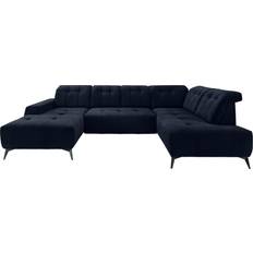 Silber - U-Sofa Sofas Livetastic Wohnlandschaft Sano Sofa