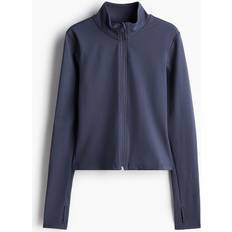 H&M Move Ladies Blue Zip-through sports jacket in SoftMove