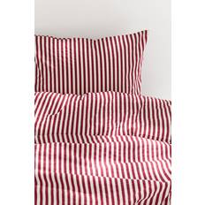 H&M Cotton Single Set Duvet Cover Red