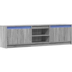 Møbler vidaXL 3307917 Gray Sonoma TV-bord 180x50cm