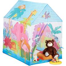 Animal Tentes de jeu Relaxdays Jungle Animals Play Tent