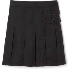 French Toast Youth Pleated Two-Tab Skirt - Black