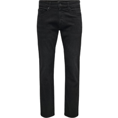 Only & Sons Onsweft Mid waist Slim Fit Jeans - Zwart/Black Denim