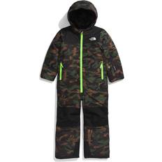 The North Face Black Snowsuits The North Face Toddler Freedom Snow Suit - Black/Camo Small Print (NF0A89JN-9IJ)