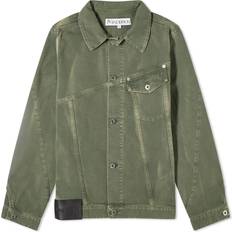 Vert - Veste en jean Vestes JW Anderson Twisted Denim Jacket - Green