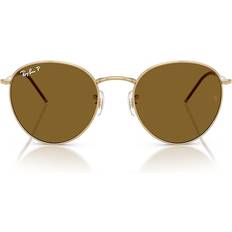 Ray-Ban Polarized - Unisex Sunglasses Ray-Ban Round Reverse Sunglasses RBR0103S - Arista Gold Brown