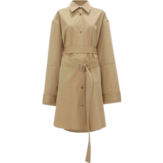 JW Anderson Double Wrap Trench Dress - Flax