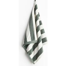 H&M Badhandduk 70x140 Badlakan Grön (140x70cm)