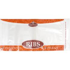 With Handles Plastic Bags & Foil Grab-N-Go Rib Ziplock Bag 250 0.53gal