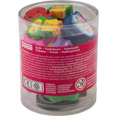 Multifärgade Penntillbehör Sense Erasers Figures 36-pack