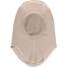 Huttelihut Kinderbekleidung Huttelihut Kid's Balaclava Wool Rib Mütze Gr 0-12 Months beige