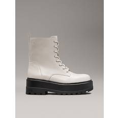 Calvin Klein Plateau-Boots aus Leder