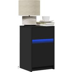 vidaXL 852000 Black Sängbord 34x38cm