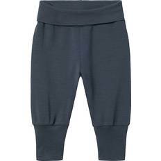 Merino Wool Trousers Children's Clothing Name It Hosen Wolle - Ombre Blue