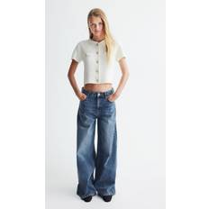 H&M Clothing H&M Ladies Blue Wide jeans