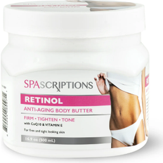 Alcohol Free Body Lotions SpaScriptions Retinol Anti-Aging Body Butter 500ml