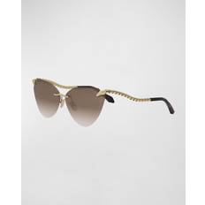 Bvlgari Sunglasses Bvlgari Serpenti Viper Cat-Eye Sunglasses - Gold Gradient Brown