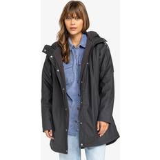 Donna - Grigio Abbigliamento per la pioggia Roxy Parka RAIN ROAD POLAR - Nero