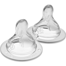 SkinSoft Silicone Teat Fast Flow 3 4+m 2-pack