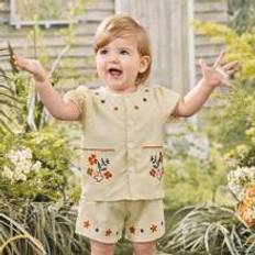 1-3M Other Sets Shein Baby Girl Flower Embroidery Texture Feeling Outfit