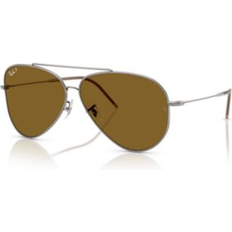 Aviador - Hombre Gafas de sol Ray-Ban Aviator Reverse Polarized RBR0101S - Marrón