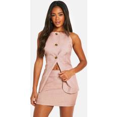 Boohoo Skirts boohoo Womens Premium Pinstripe Micro Mini Skirt Pink