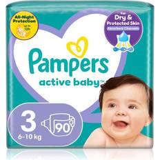 Pampers Active Baby Diapers Size 3 6-10kg 90pcs