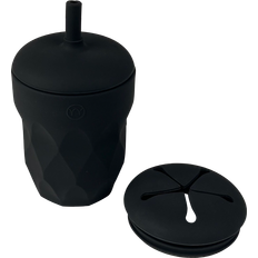 Najell Beige Nappflaskor & Servering Najell Silicone Cup with Straw & Snack Lid