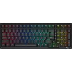 Royal Kludge Tastaturer Royal Kludge Wireless Mechanical Keyboard RK98 RGB Brown Switch black