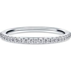 Swarovski 18k Rings Swarovski Eternity band ring, Lab-grown diamonds 0.2 ct tw, Round cut, 18K white gold White