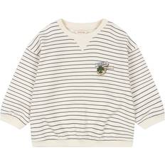 Konges Sløjd Tops Children's Clothing Konges Sløjd Boy's Amio Lucky Pin Striped Sweatshirt - Antique White/Ombre Blue