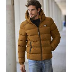 Superdry Sports Puffer Jacket - Denim Brown