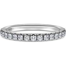 Swarovski 18k Rings Swarovski Eternity band ring, Lab-grown diamonds 0.4 ct tw, Round cut, 18K white gold White