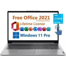 Laptops Lenovo 15.6" Business Laptop Free Microsoft Office 2021 With Lifetime License